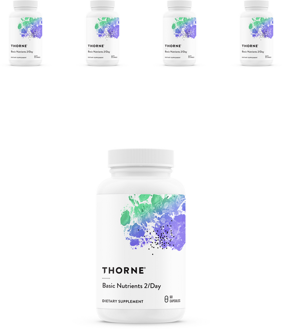 쏜리서치 베이직 뉴트리언트 2 데이 캡슐, 60정, 5개