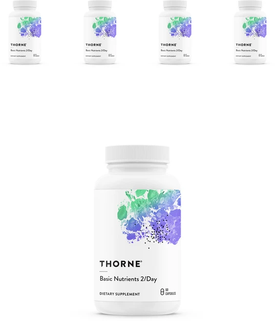 쏜리서치 베이직 뉴트리언트 2 데이 캡슐, 60정, 5개 - 쿠팡