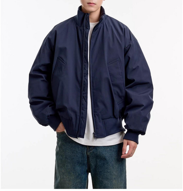 남성용 경량 항공점퍼 방풍 방수 오버핏 비행자켓 경량 패딩자켓 3가지 색상