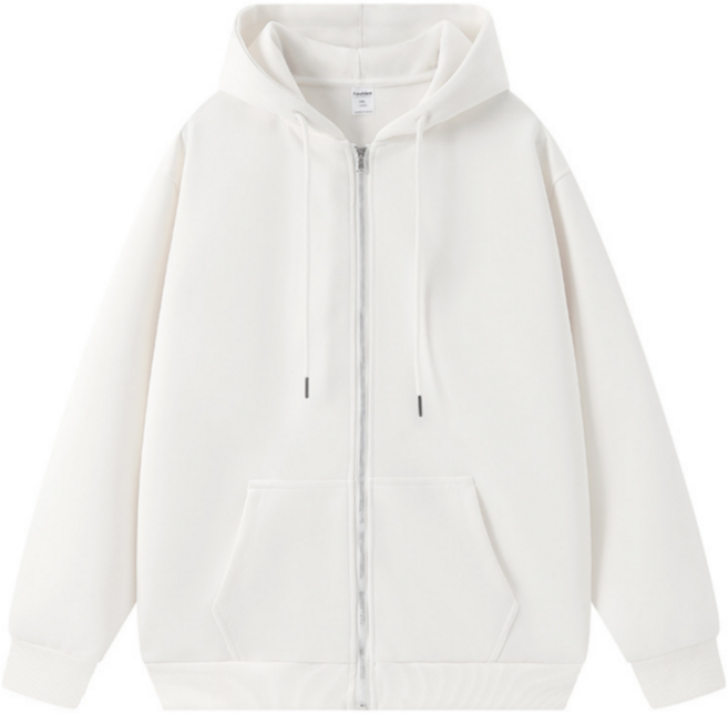 벨에라 남녀공용 빅사이즈 사계절 오버핏 무지 후드집업