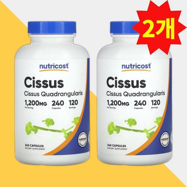 뉴트리코스트 시서스가루 알약 추출물 시저스 씨서스 CISSUS 240캡슐 2개, 240정 - 쿠팡
