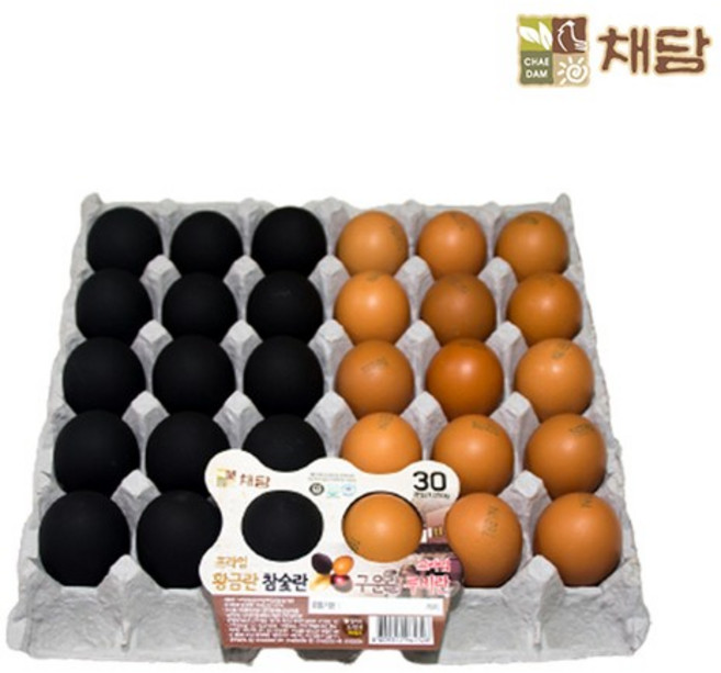 HACCP 프라임 혼합란 30구 (참숯란15구+구운란15구), 없음