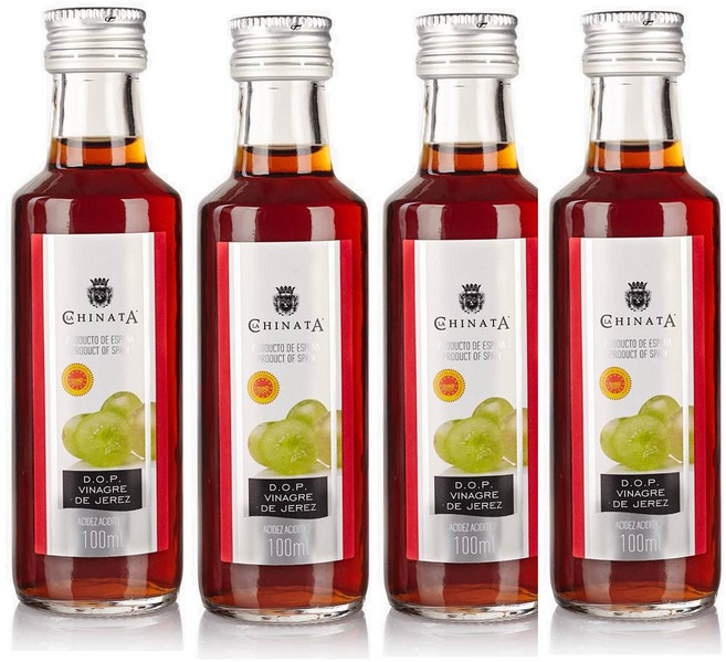 스페인 라치나타 LA CHINATA Heres Sherry Balsamic Vinegar DO 헤레스 셰리 발사믹 식초, 4개, 100ml