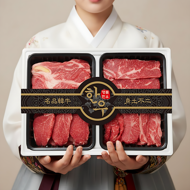국산 소고기 구이 모둠 한우 선물세트 구이용 선물용 등심 채끝 부채살 안심 치마살 설 추석 명절 선물포장, 한우 구이용 1호., 1세트