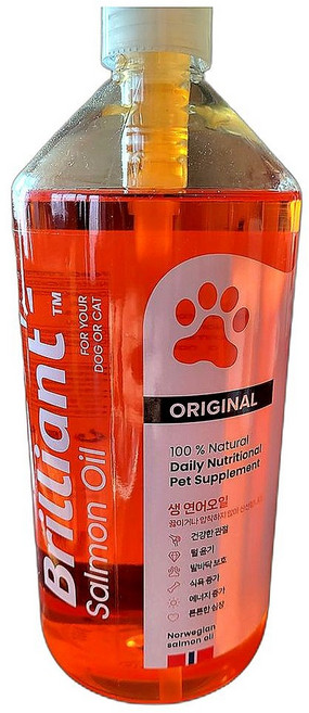 피부 영양제 모질 개선 오메가3 연어오일 강아지 고양이 겸용 건강 보조제 300ml 1개, 300정