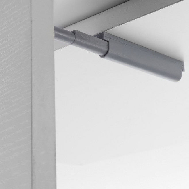 1p/2p/3p/4p구성 원터치 푸쉬 오픈 래치 도어 캐치 서랍 싱크대 문짝 열기 캐비넷, 3개, 그레이