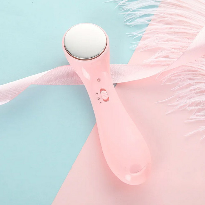 고주파 초음파 가정용 얼굴 청결 이온 리프트 전기 탄력 미용 장치, 분홍색, 분홍색