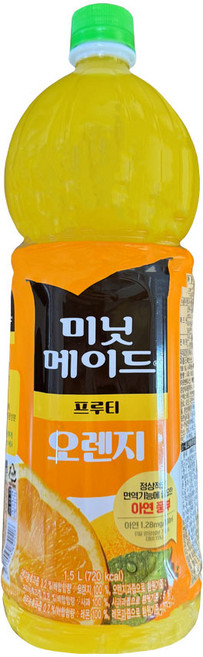 미닛메이드 오리지널 오렌지 주스, 1.5L, 10개