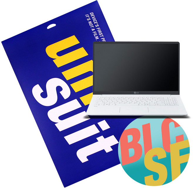 유니슈트 LG 그램15 15ZB990/15ZB995 블루라이트 차단 1매+서피스(상/하판/팜레스트) 필름 3종 세트(UT220769), 1개