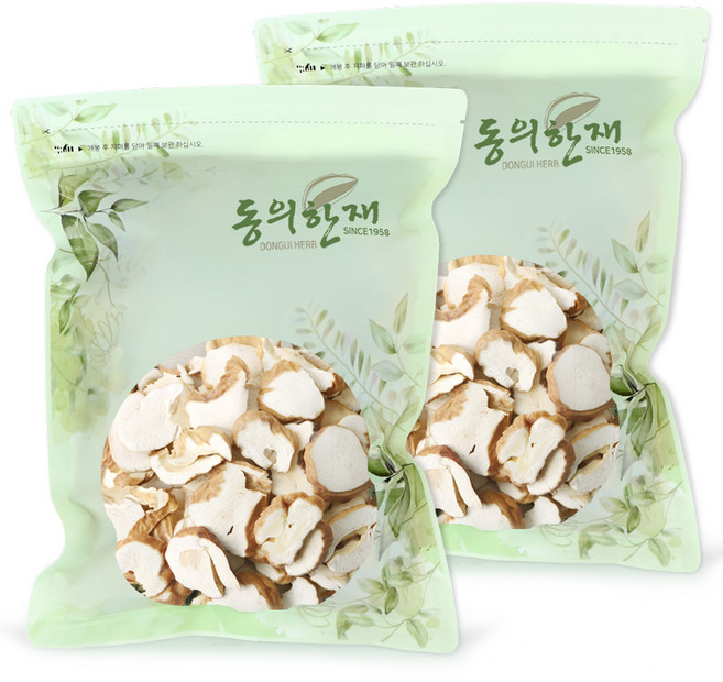 동의한재 국산 절편 말린밤 황율 건율, 300g, 2개