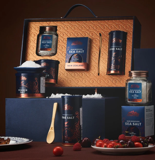 뉴질랜드 사우스 퍼시픽 솔트 천연소금 선물세트, 1세트, 742mg - 쿠팡