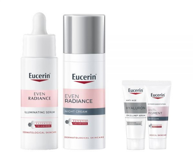 유세린 이븐래디언스 티아미돌 나이트크림50ml+일루미네이팅 세럼 30ml 2종 세트, 2종세트, 1