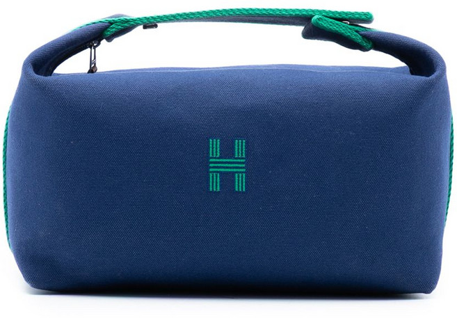 에르메스 중고 2021-2025 라지 투알 브리드 어 브랙 케이스 베니티 백