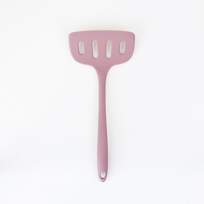 하루네 국산 프리미엄 실리콘 계란말이/생선 뒤집개 전부침개 와이드 주방 조리도구 코팅팬용, 1개, 핑크