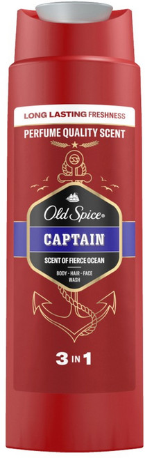올드 스파이스 3in1 캡틴 샤워젤 250ml, 1개