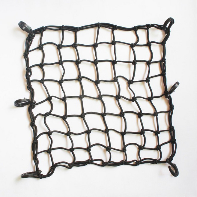 오토바이 고급형 그물망 혼다 야마하 바이크 호환 헬맷 고정 38X38cm, 1개, 블랙