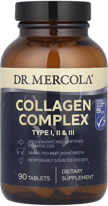 Dr. Mercola 콜라겐 복합체 I II III형 90정, DrMercola콜라겐복합체IIIIII형90정, 1개 - 쿠팡