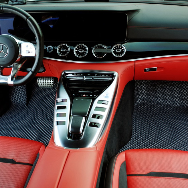 르노 QM6 뉴엠보 고무 확장형 자동차매트 바닥 카매트, 브라운, QM6 2차 FL (20년 11월~)