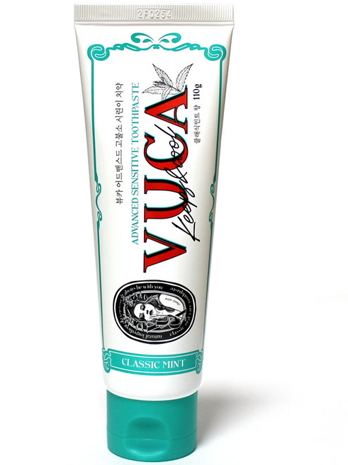 뷰카 어드밴스드 시린이 치약 클래식민트향, 110g, 2개