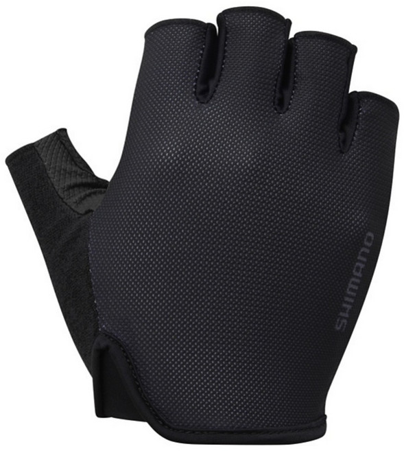 [시마노]에어웨이 로드/MTB용 자전거반장갑/용품 라이딩장갑, 1세트, 블랙