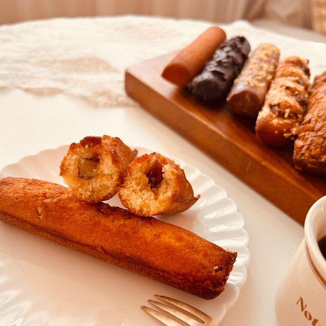 단체선물 답례품 글루텐프리 수제 휘낭시에 디저트 - 피칸크로칸트 맛 세트, 10개, 40g