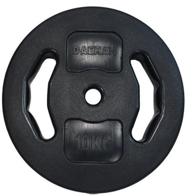 대한스포츠 PVC 바벨, 10kg, Black, 1개