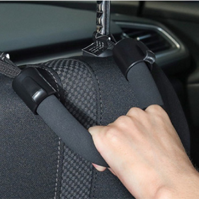 키알리 노인 어린이 차량 탑승 손잡이 헤드레스트 손잡이, 2개