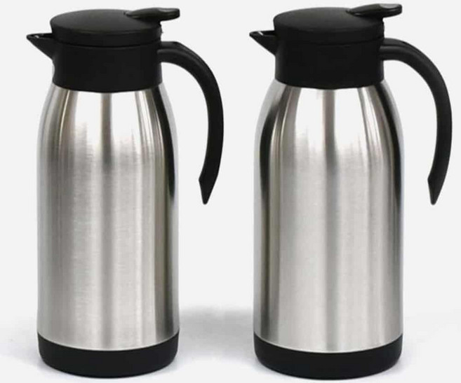 손잡이 보온 물병 1300ml 업소용스텐물통 업소용물통 업소용물병 손잡이물병 스텐손잡이물병, 1개, 1ml, 단일