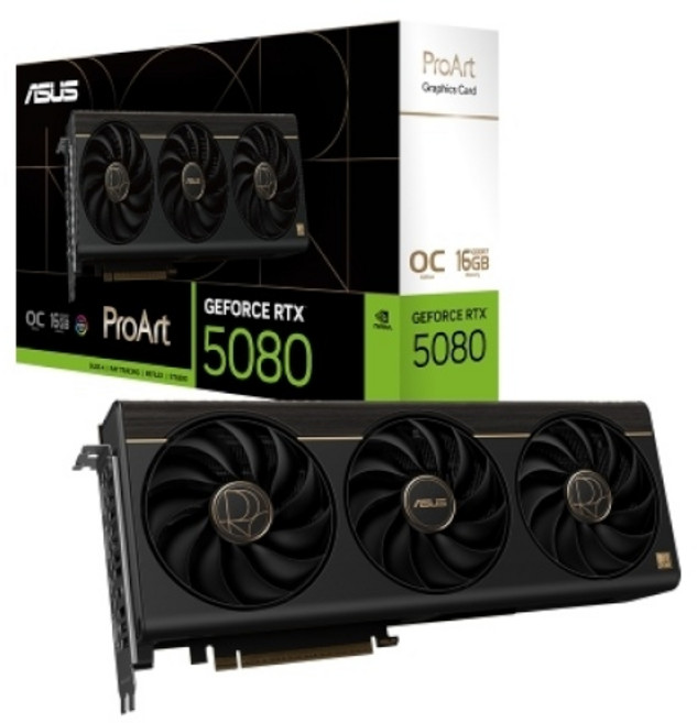 ASUS ProArt 지포스 RTX 5080 OC D7 16GB 인텍앤컴퍼니, PROART-RTX5080-O16G