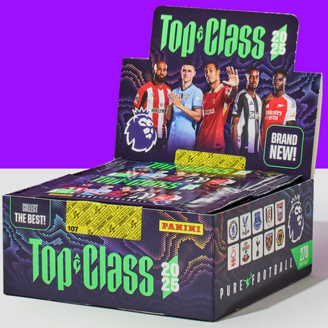 파니니 2025 EPL 프리미어리그 탑클래스 기본팩 DP 24팩 한박스 축구카드