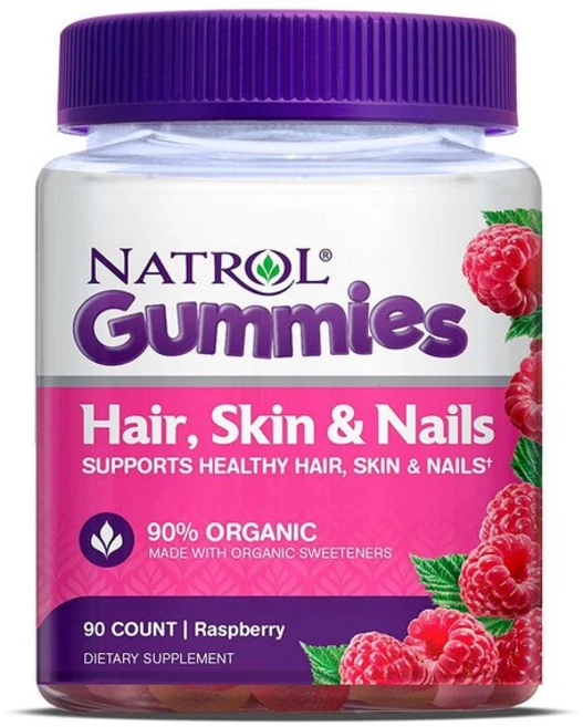 나트롤 젤리형 헤어 스킨 네일 90정 Natrol Hair Skin Nails Gummy, 나트롤 젤리형 헤어 스킨 네일 90정 Natrol Ha, 1개 - 쿠팡