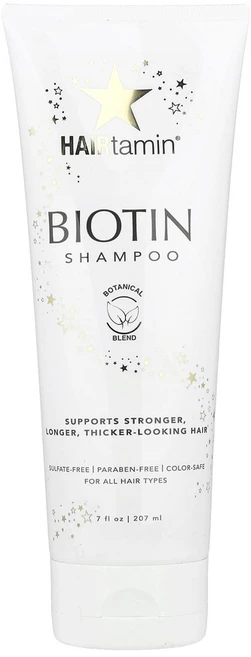 HAIRtamin 비오틴 샴푸 식물성 혼합물 207ml, 1개 - 쿠팡