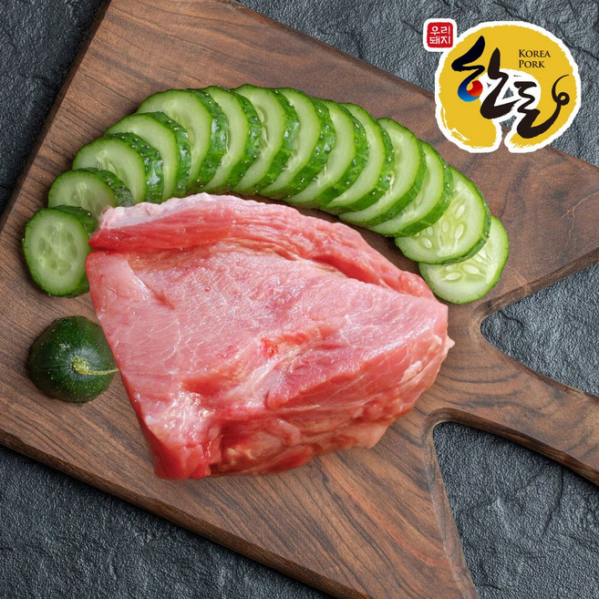 [홍가육미] 국내산 냉동 뒷다리살 500g (카레 돈가스 잡채용), 돈까스용 500g, 1개