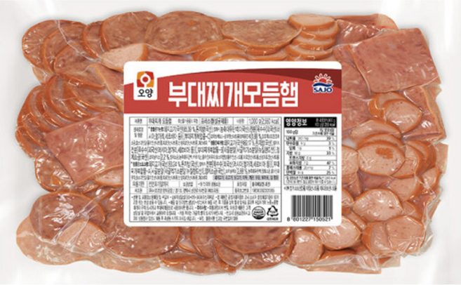 사조오양 부대찌개모듬햄 1kg / 냉동, 2개