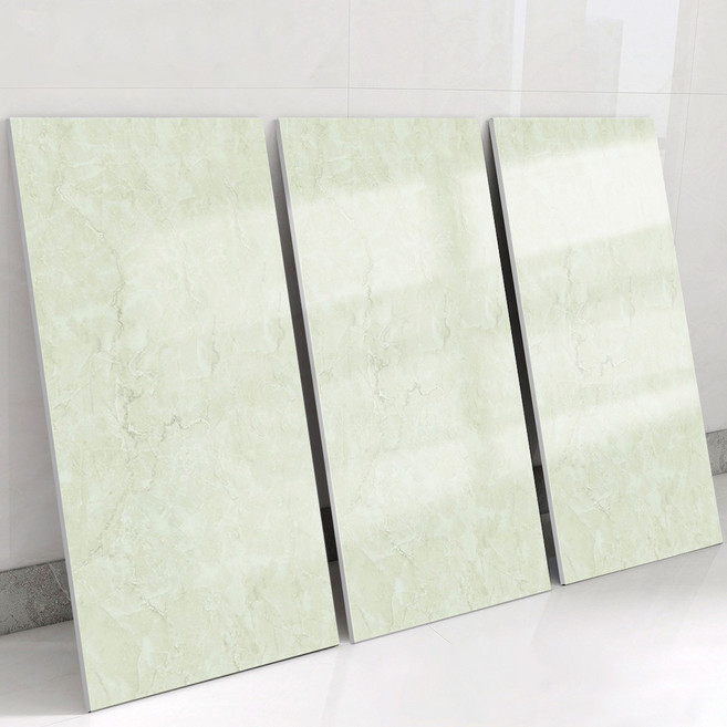 YOPENCE 접착식 데코 타일 폼블럭 대리석 시트지 40*80CM 10개, 백옥 화이트