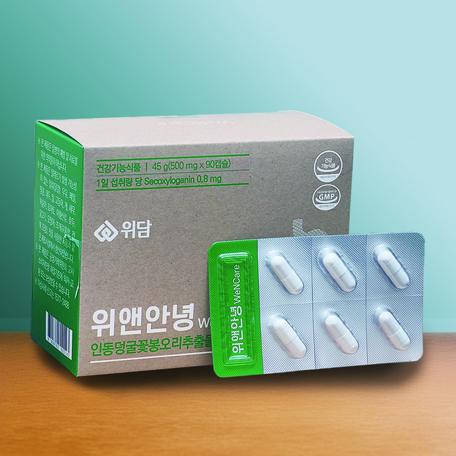 위담 위앤안녕 위건강 영양제 180정 1개월분, 1개 - 쿠팡