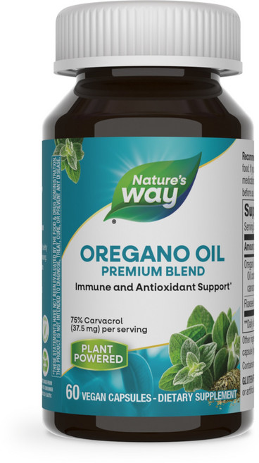 네이쳐스웨이 오레가노 오일 비건 캡슐, 60정, 1개