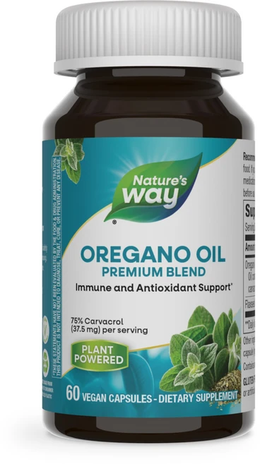 네이쳐스웨이 오레가노 오일 비건 캡슐, 60정, 1개 - 쿠팡