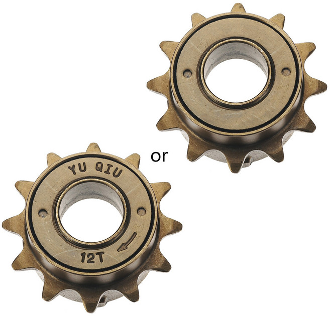 단일 속도 프리휠 자전거 교체용 12 티스 바이크 프리휠 스프로켓, 라이트 그레이, 1개