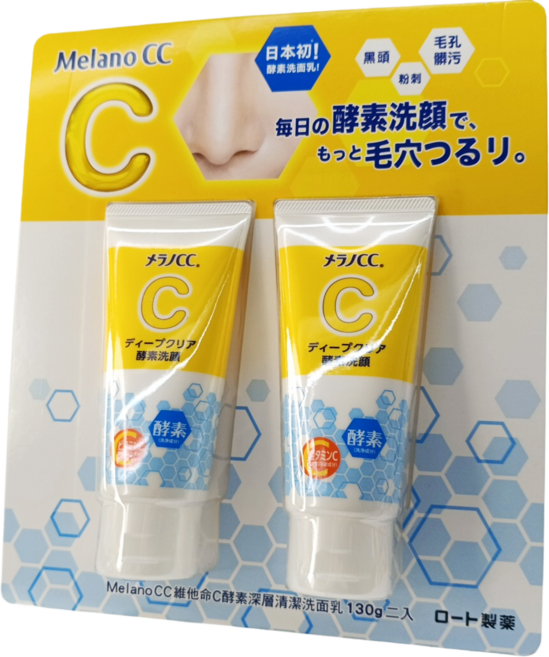 Melano CC 酵素深層潔淨洗面乳, 130g, 二入