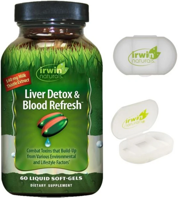 셀레늄 rwn Naturals Lver Detox & Blood Refresh (60 Lqud Softgels) Powerful Herbal Whole Body Cleanse, 1개, 60정 - 쿠팡