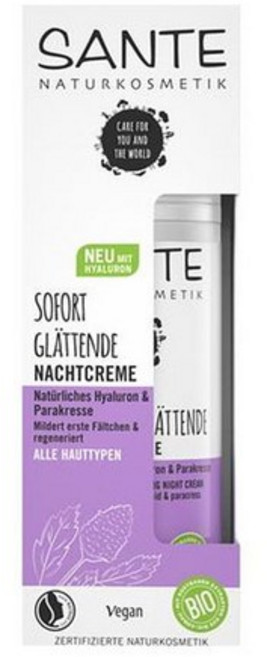 9위 - 상떼 스무딩 내추럴 히알루론 나이트 크림, 4개, 50ml