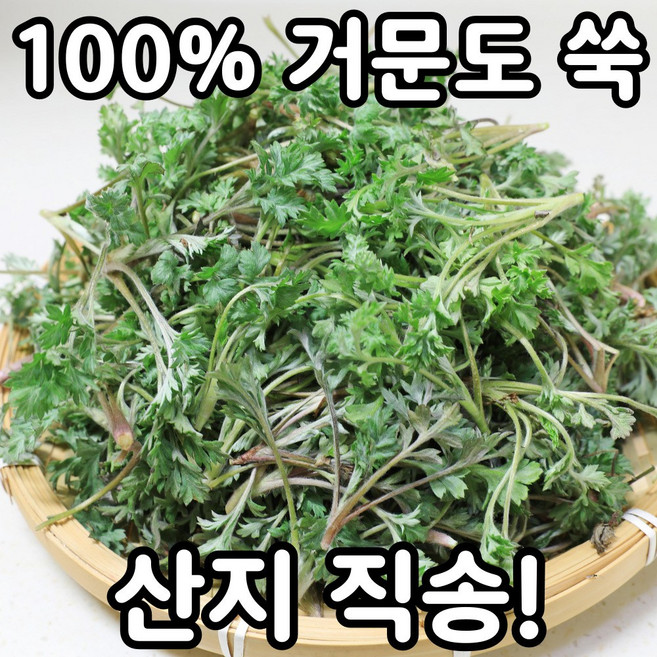 [하루50박스만] 거문도 해풍쑥 국산 쑥 생쑥 햇쑥, 1박스, 2kg