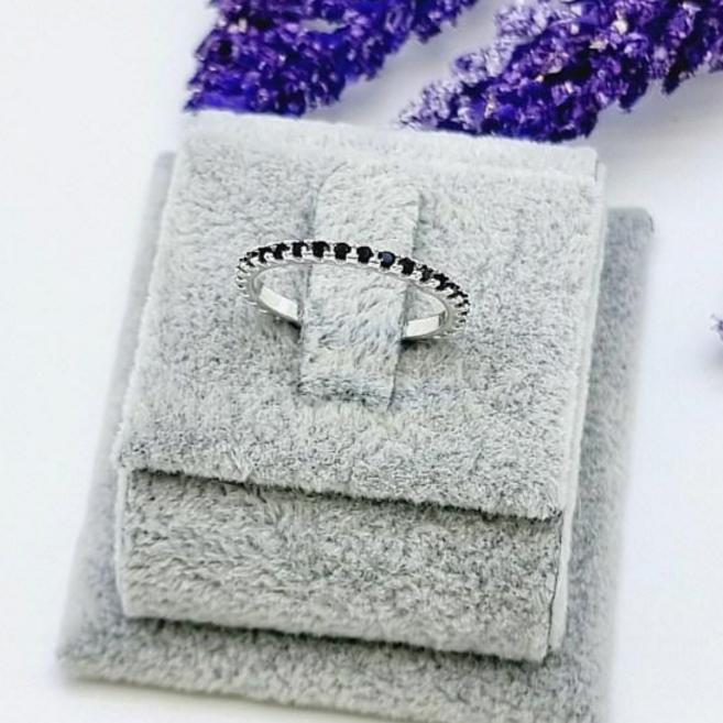 [925Silver] 올큐빅 반지 레이어드반지 큐빅가드링 은반지