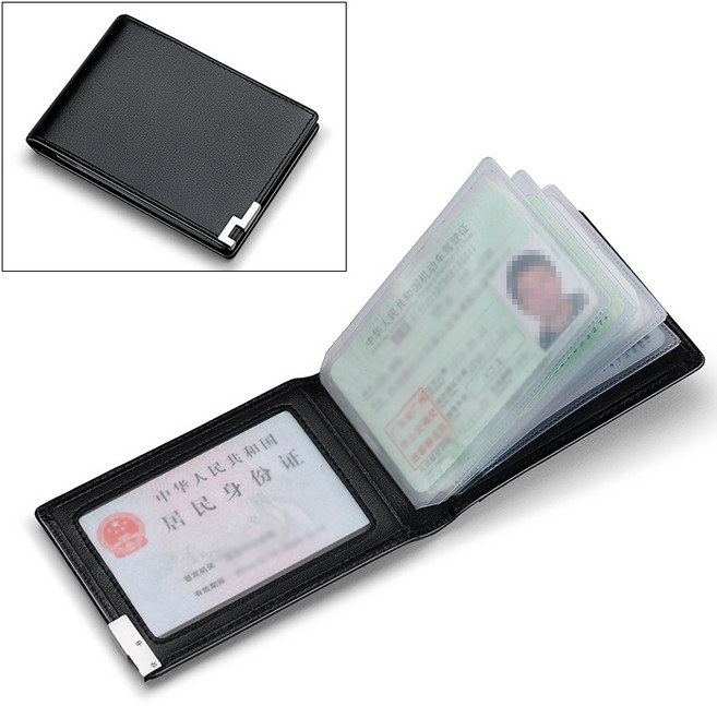 105769 남자지갑 윌리암폴로 진피 운전면허증 가죽커버 지갑 남여공용 카드지갑 카드커버 국다용도 초슬림 면허증