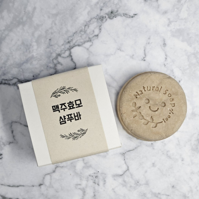 맥주효모 두피건강 두피개선 약산성 샴푸바, 3개, 100g