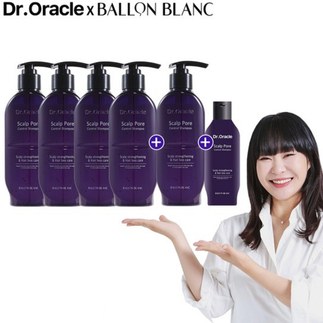 [매니아패키지] 두피모공타이트닝샴푸 380ml*5+100ml, 없음