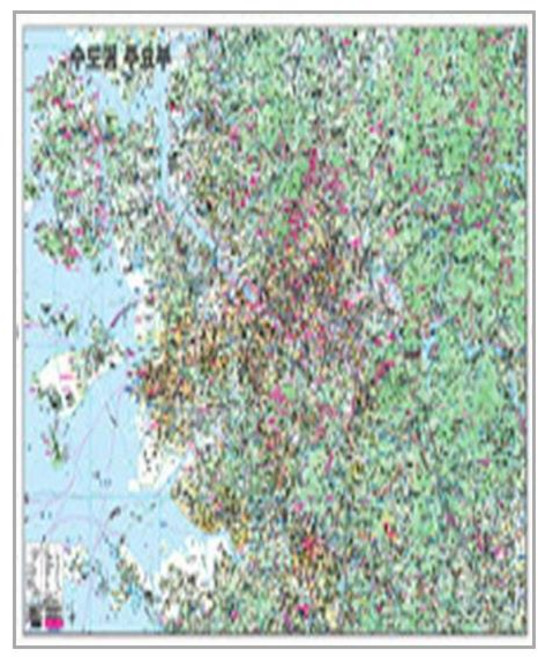 수도권주요부 (코팅 원지-부착용), 성지문화사, 성지문화사 편집부