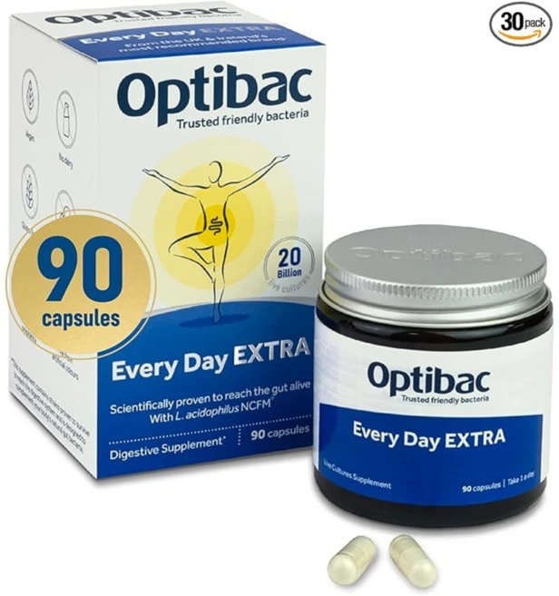 Optibac 옵티박 프로바이오틱스 에브리데이 엑스트라 90캡슐, 90정, 1개 - 쿠팡