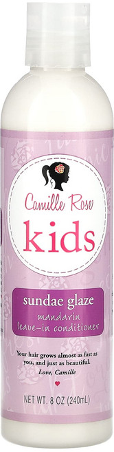 Camille Rose 어린이용 만다린 리브-인 컨디셔너 선데 글레이즈 240ml(8oz), CamilleRose어린이용만다린리브인컨디셔너선데글레이